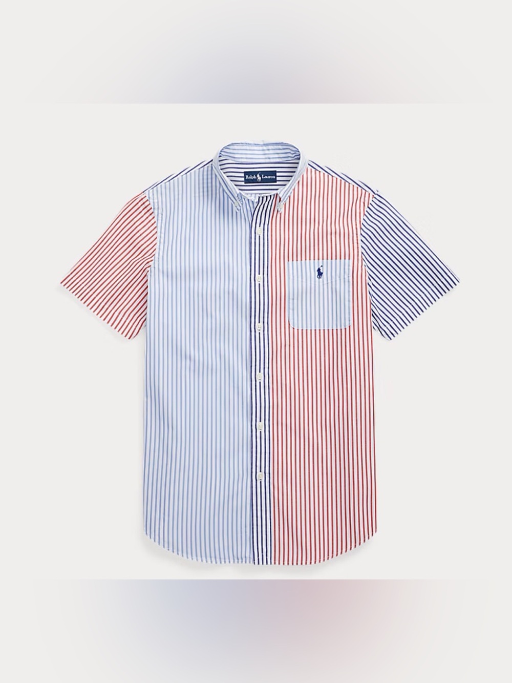 Classic Fit Striped Broadcloth Fun Shirt Men’s Medium